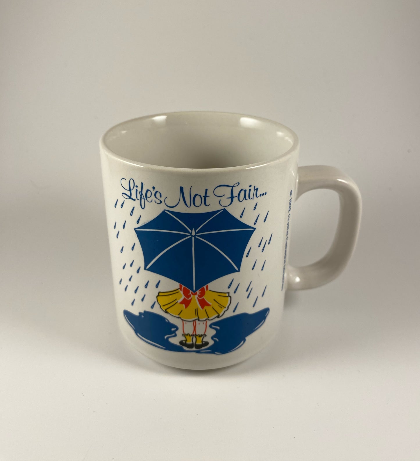 Life’s not fair but God is Good, 1992 Crystal Cathedral Ministries Promotional Coffee Mug