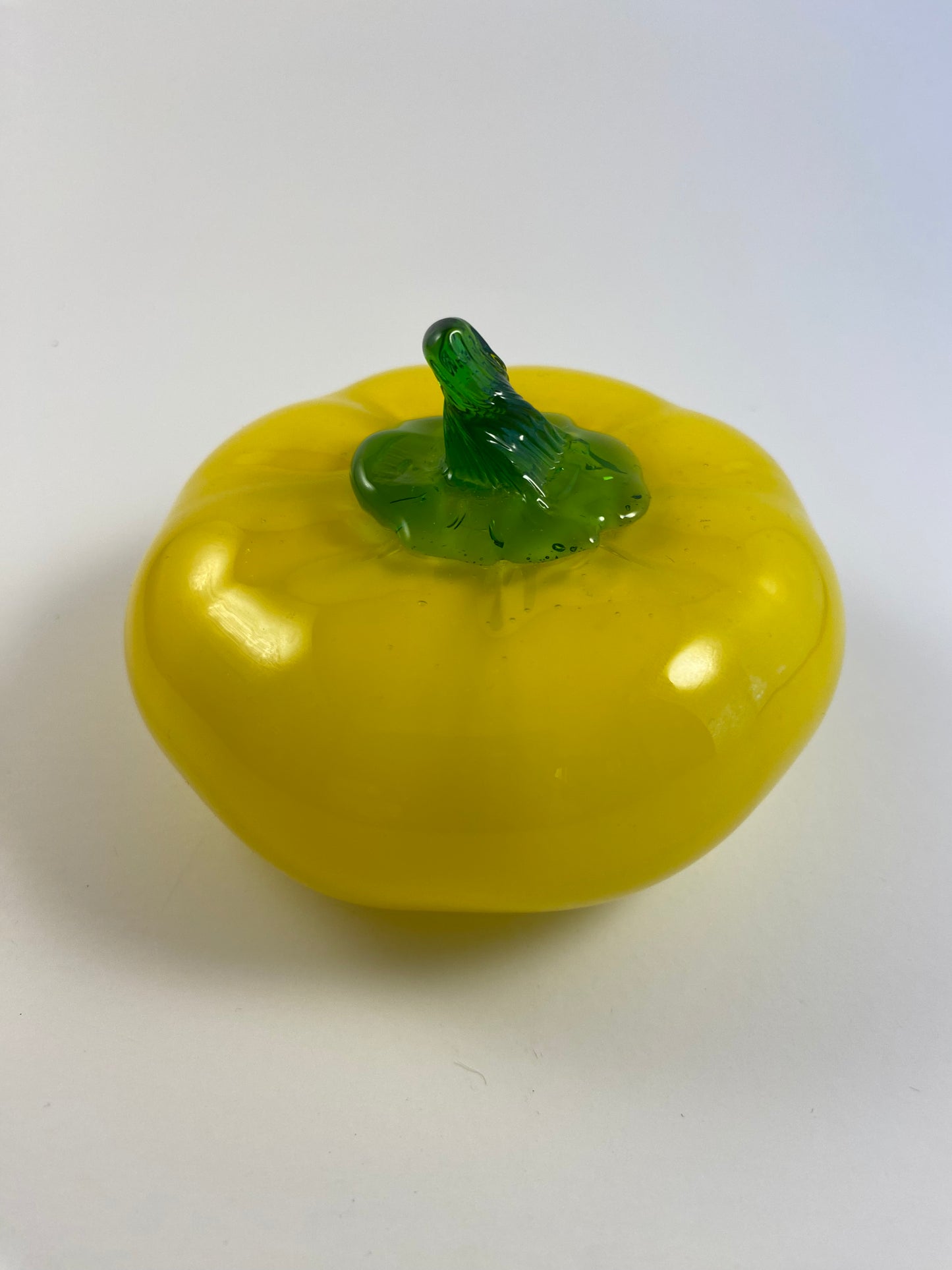 Vintage Hand Blown Glass Squash