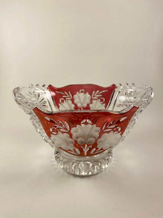 Anna Hutte Bleikristall candy dish
