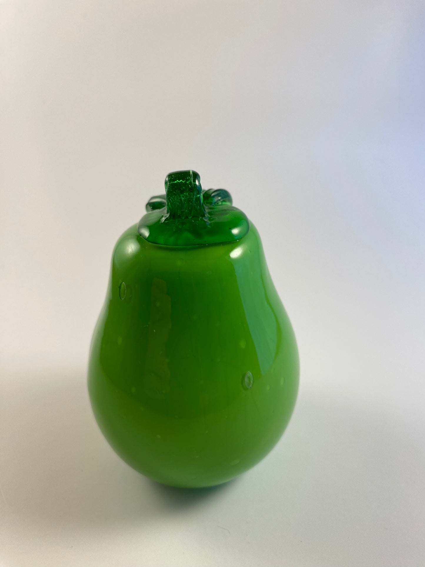 Vintage Hand Blown Glass Pear
