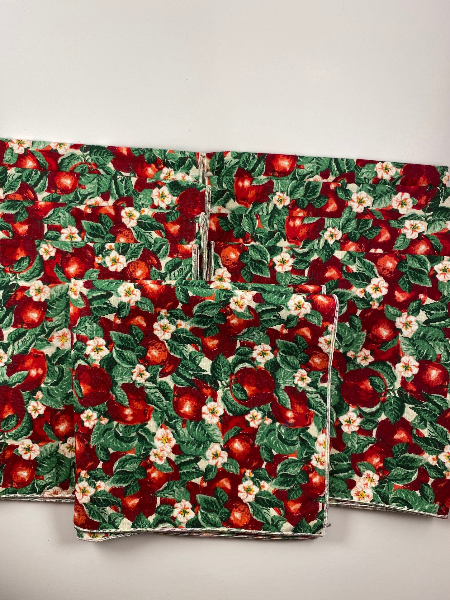 Apple Blossom napkins, set of 9