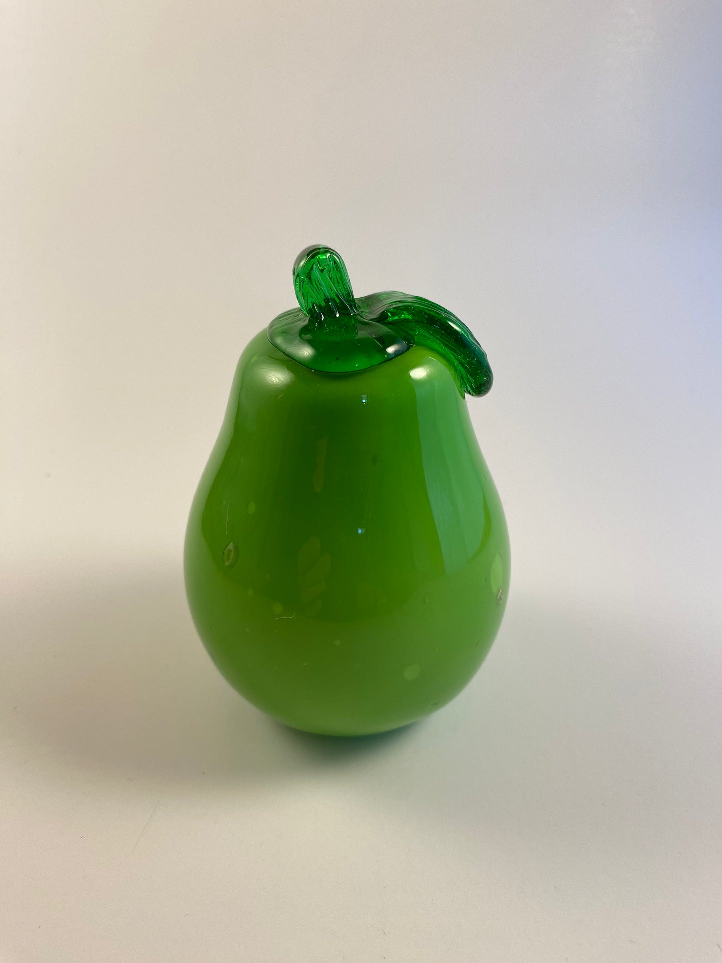 Vintage Hand Blown Glass Pear