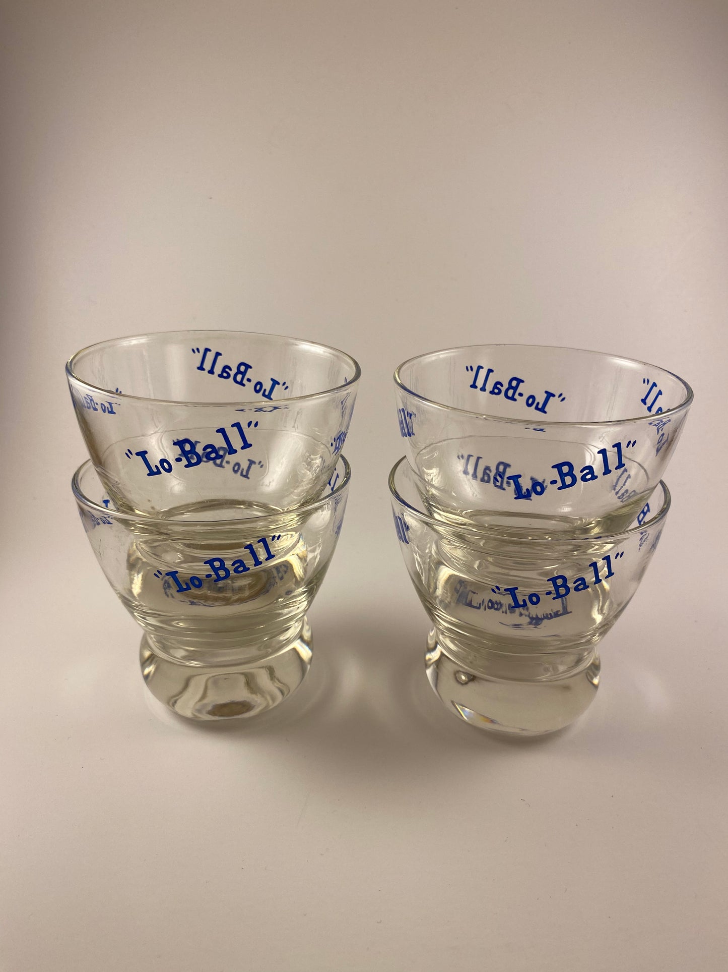 Vintage Eva Zeisel Designed Lo Ball Glasses, Set of 4